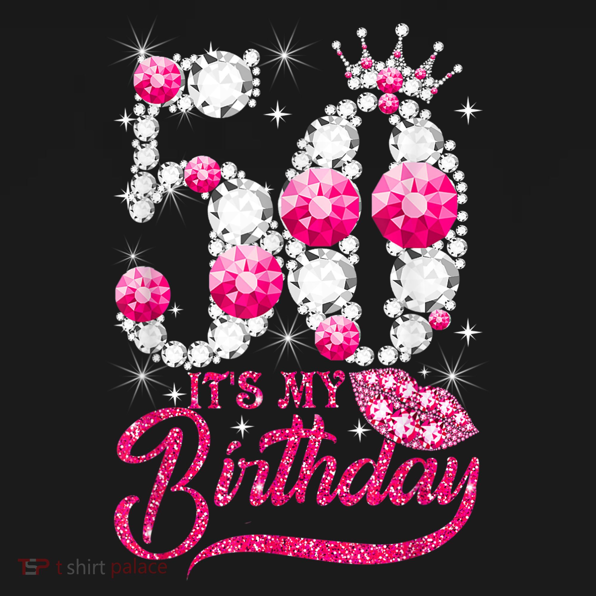 It's My 50th Birthday Queen 50 Years Old Shoes Crown Diamond Bucket Hat