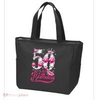 It's My 50th Birthday Queen 50 Years Old Shoes Crown Diamond Tote Bag thumb 3