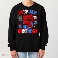 It'S My 5th Birthday Spider Theme Party Boy Birthday Present Women's Sweatshirt thumb 0