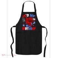 It'S My 5th Birthday Spider Theme Party Boy Birthday Present Apron thumb 0