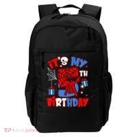 It'S My 5th Birthday Spider Theme Party Boy Birthday Present Backpack thumb 0