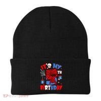 It'S My 5th Birthday Spider Theme Party Boy Birthday Present Beanie thumb 0
