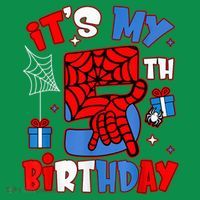 It'S My 5th Birthday Spider Theme Party Boy Birthday Present Toddler Hoodie thumb 2