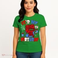 It'S My 5th Birthday Spider Theme Party Boy Birthday Present Women's T-Shirt thumb 4
