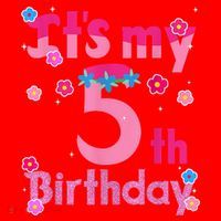 It'S My 5th Birthday Troll Family Party Decorations Santa Hat thumb 1