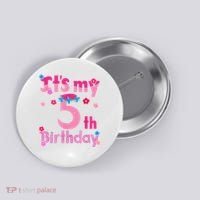 It'S My 5th Birthday Troll Family Party Decorations Button thumb 0