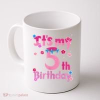 It'S My 5th Birthday Troll Family Party Decorations Coffee Mug thumb 0