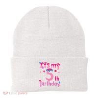 It'S My 5th Birthday Troll Family Party Decorations Beanie thumb 0