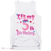 It'S My 5th Birthday Troll Family Party Decorations Tank Top thumb 0