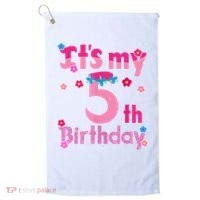 It'S My 5th Birthday Troll Family Party Decorations Golf Towel thumb 0