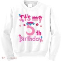 It'S My 5th Birthday Troll Family Party Decorations Kids Sweatshirt thumb 0