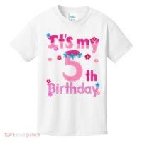 It'S My 5th Birthday Troll Family Party Decorations Kids T-Shirt thumb 0