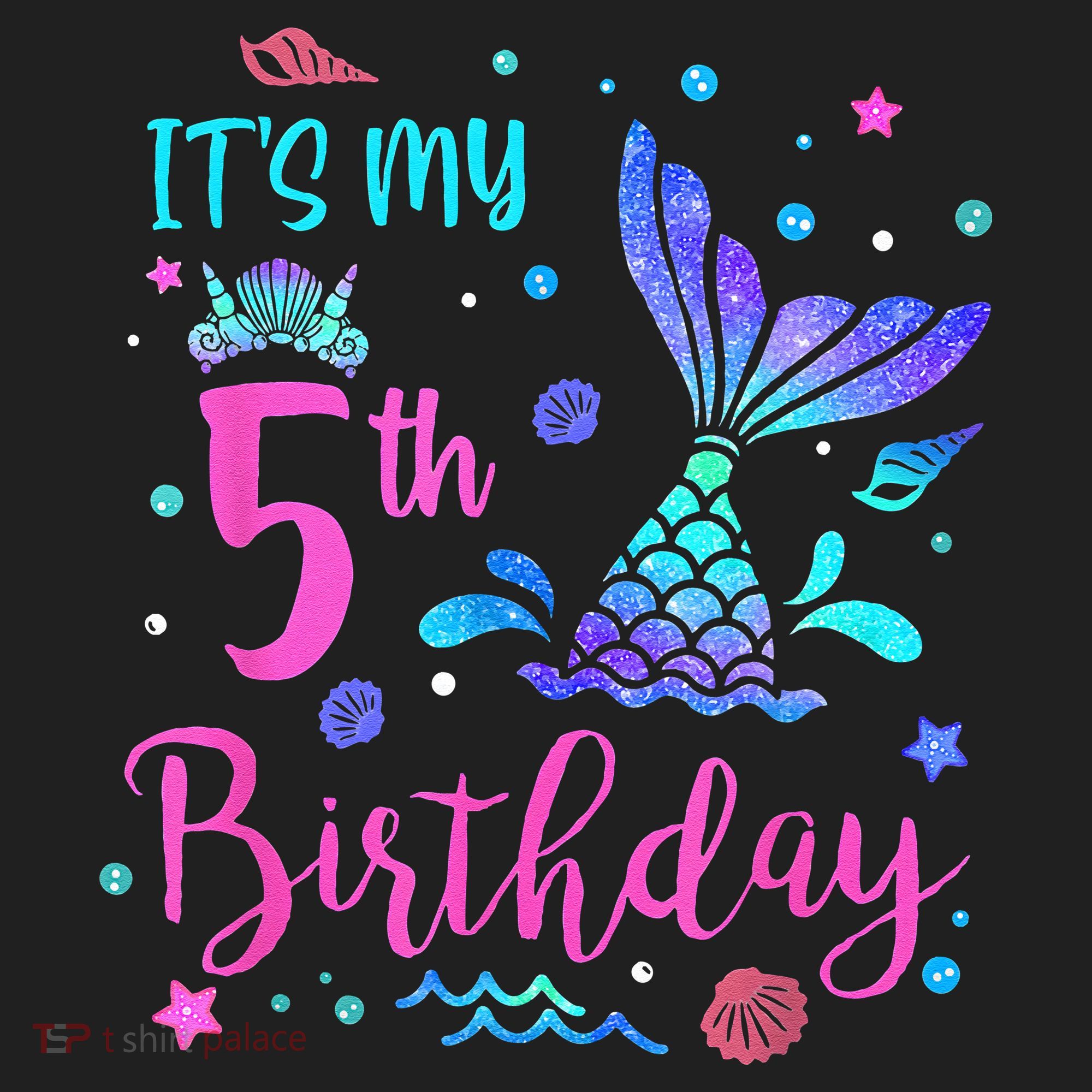 Its My 5th Birthday Mermaid Theme Party 5 Yrs Old Beanie