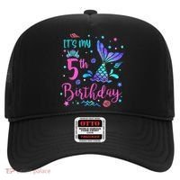 Its My 5th Birthday Mermaid Theme Party 5 Yrs Old Hat thumb 0