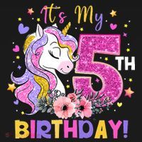 Its My 5th Birthday Unicorn 5 Years Old Gifts Ns Long Sleeve Shirt thumb 2