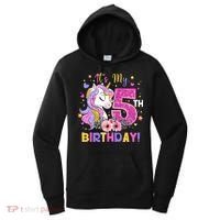 Its My 5th Birthday Unicorn 5 Years Old Gifts Ns Women's Hoodie thumb 0
