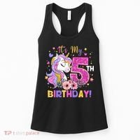 Its My 5th Birthday Unicorn 5 Years Old Gifts Ns Women's Tank Top thumb 0