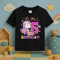Its My 5th Birthday Unicorn 5 Years Old Gifts Ns Toddler T-Shirt thumb 3