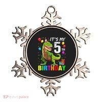 ItS My 5th Birthday Happy 5 Year Trex Ornament thumb 0