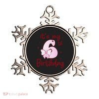 Its My 6th Birthday 6 Years Old Bday Coquette Bow BD Ornament thumb 0