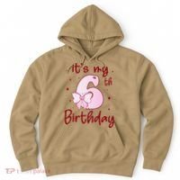 Its My 6th Birthday 6 Years Old Bday Coquette Bow BD Hoodie thumb 0