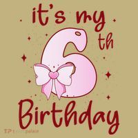 Its My 6th Birthday 6 Years Old Bday Coquette Bow BD Hoodie thumb 7