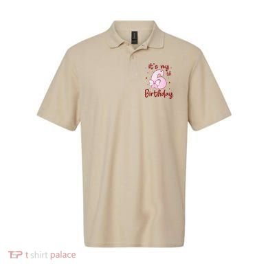 Its My 6th Birthday 6 Years Old Bday Coquette Bow BD Polo