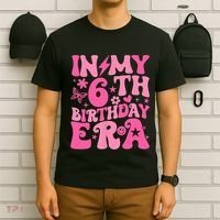 In My 6th Birthday Era Girl 6 Years Birthday Boy Girl T-Shirt thumb 6