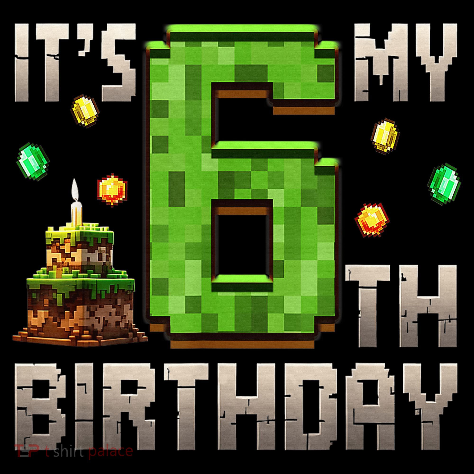 It'S My 6th Birthday 6 Year Old Gamer Pixel Birthday Boy Style Coffee Mug