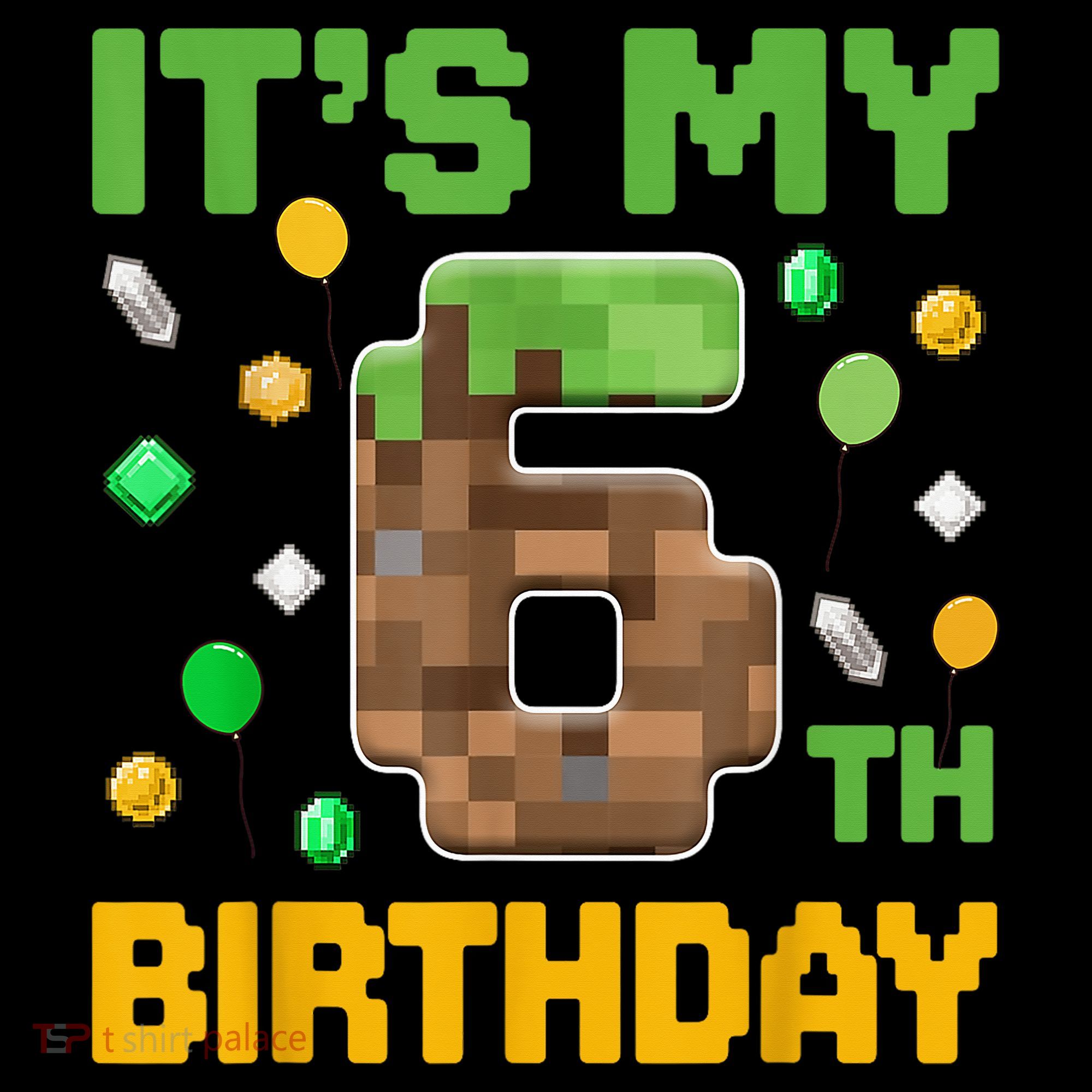 It'S My 6th Birthday Video Game Pixel Birthday Boy Coffee Mug