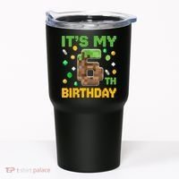 It'S My 6th Birthday Video Game Pixel Birthday Boy Tumbler thumb 0
