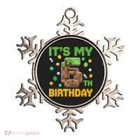 It'S My 6th Birthday Video Game Pixel Birthday Boy Ornament thumb 0
