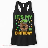 It'S My 6th Birthday Video Game Pixel Birthday Boy Women's Tank Top thumb 0