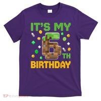 It'S My 6th Birthday Video Game Pixel Birthday Boy T-Shirt thumb 0