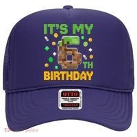 It'S My 6th Birthday Video Game Pixel Birthday Boy Hat thumb 0