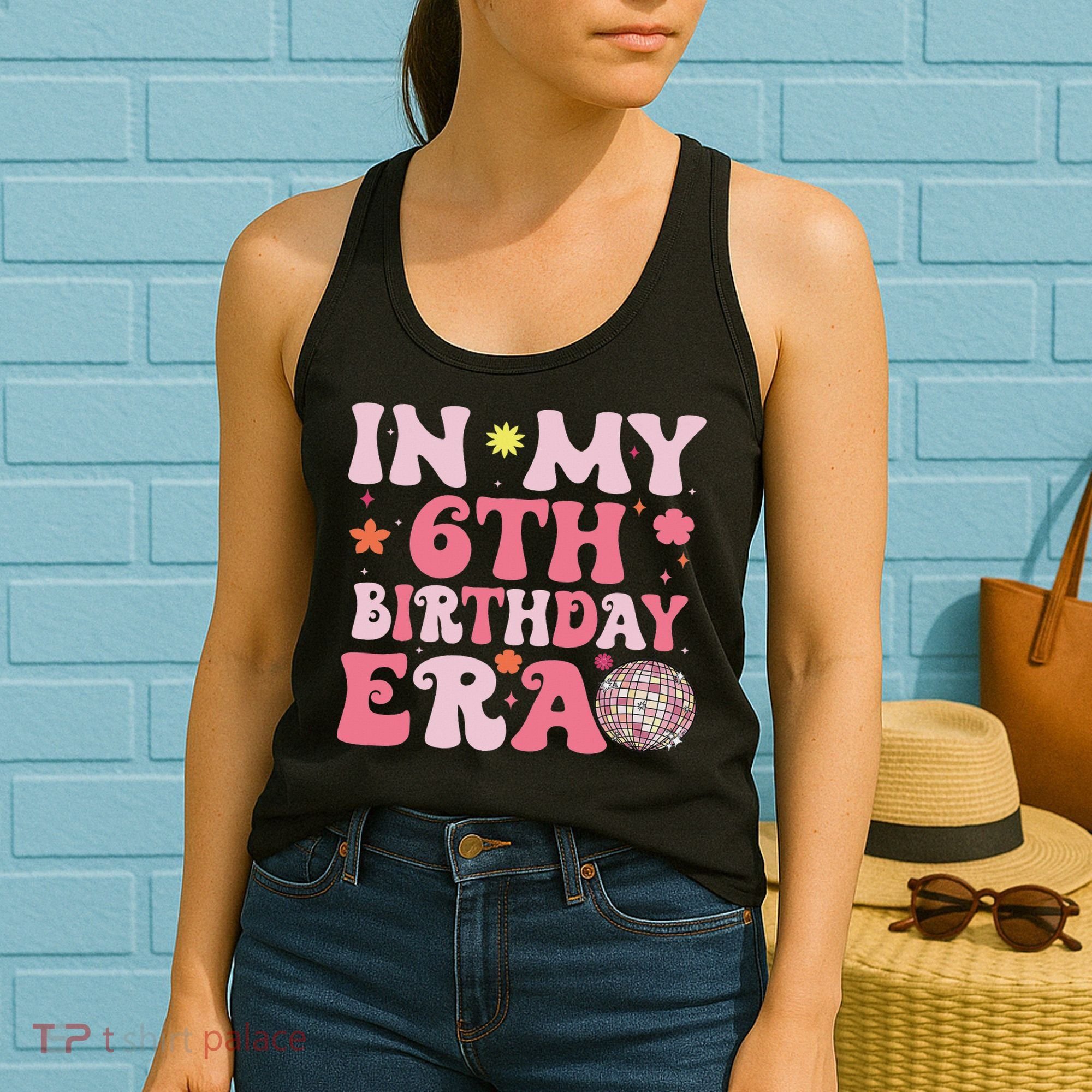 In My 6th Birthday Era Girl 6 Years Birthday Boy Girl Women's Tank Top