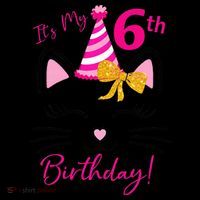 Its My 6th Birthday Funny Cat Birthday 6 Year Old Coffee Mug thumb 5