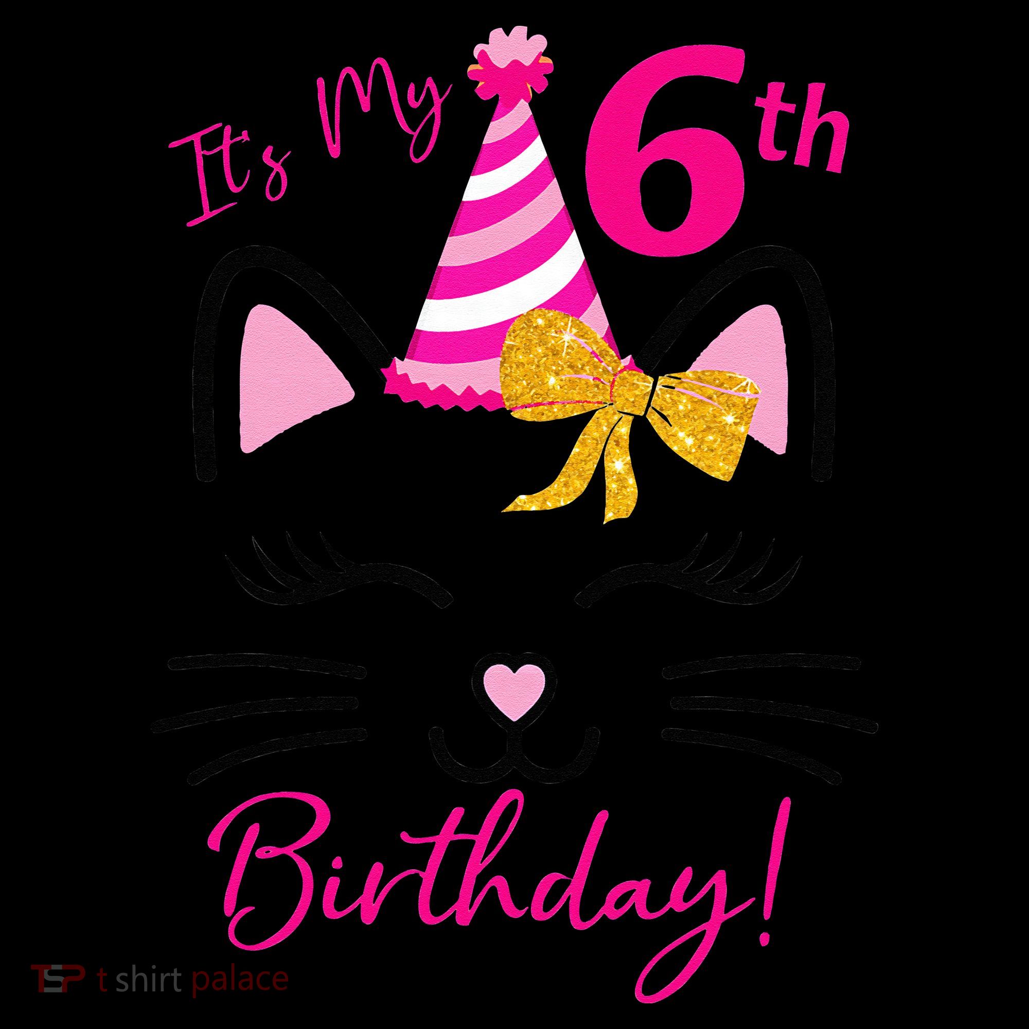 Its My 6th Birthday Funny Cat Birthday 6 Year Old Coffee Mug