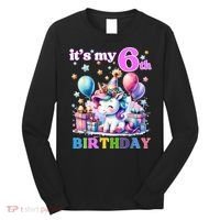 It's My 6th Birthday - 6th Birthday  Long Sleeve Shirt thumb 0