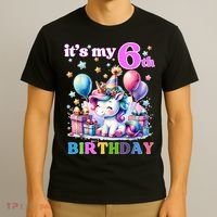 It's My 6th Birthday - 6th Birthday  T-Shirt thumb 3