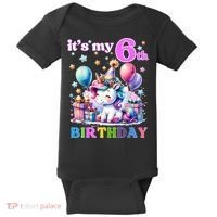 It's My 6th Birthday - 6th Birthday  Baby Bodysuit thumb 0