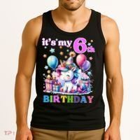 It's My 6th Birthday - 6th Birthday  Tank Top thumb 3