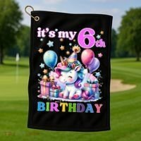 It's My 6th Birthday - 6th Birthday  Golf Towel thumb 1