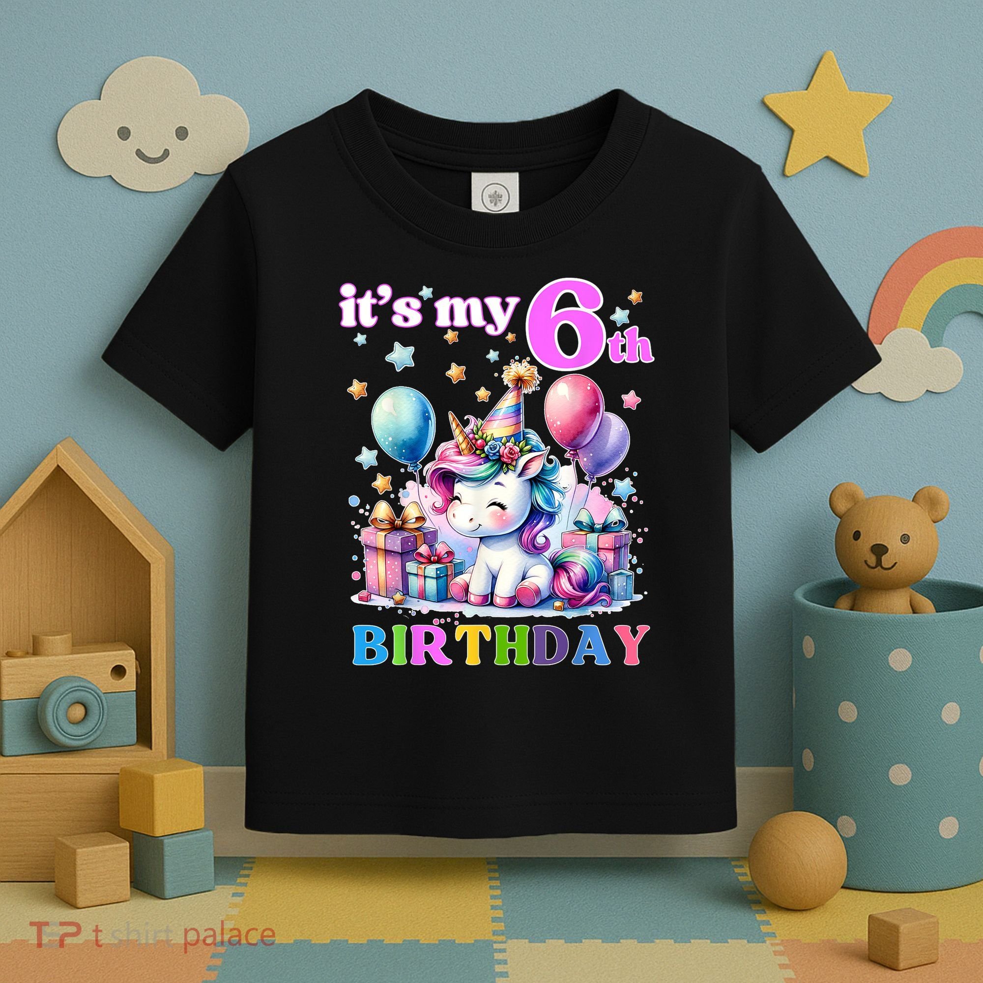 It's My 6th Birthday - 6th Birthday  Toddler T-Shirt