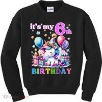 It's My 6th Birthday - 6th Birthday  Kids Sweatshirt thumb 0