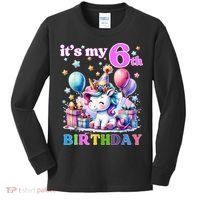 It's My 6th Birthday - 6th Birthday  Kids Long Sleeve Shirt thumb 0