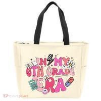 In My 6th Grade Era Back To School First Day Teacher Tote Bag thumb 0