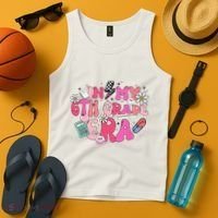 In My 6th Grade Era Back To School First Day Teacher Tank Top thumb 4