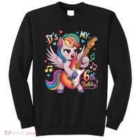 Its My 6th Birthday Punk Unicorn Rock Star 6 Years Old Sweatshirt thumb 0