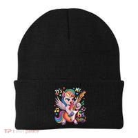 Its My 6th Birthday Punk Unicorn Rock Star 6 Years Old Beanie thumb 0
